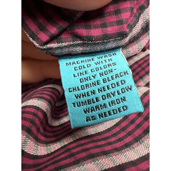 Christian Aujard Mens Plaid Red White Button Down Shirt Size 2XLT - Picture 11 of 12